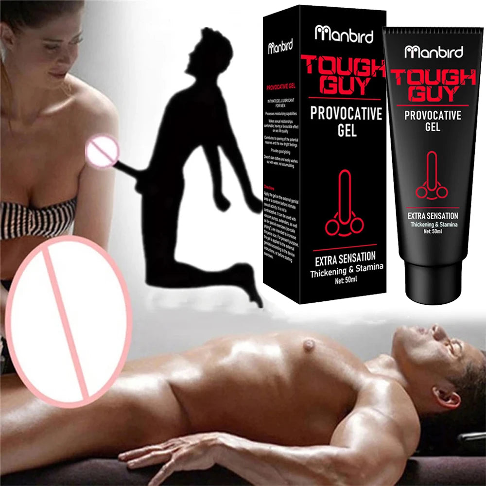 Herbal Male Big Dick Cock Penis Enlargement Cream Growth Thickening Sex Toys Lasting Erection Delay Cream Essential Oil XXL Size