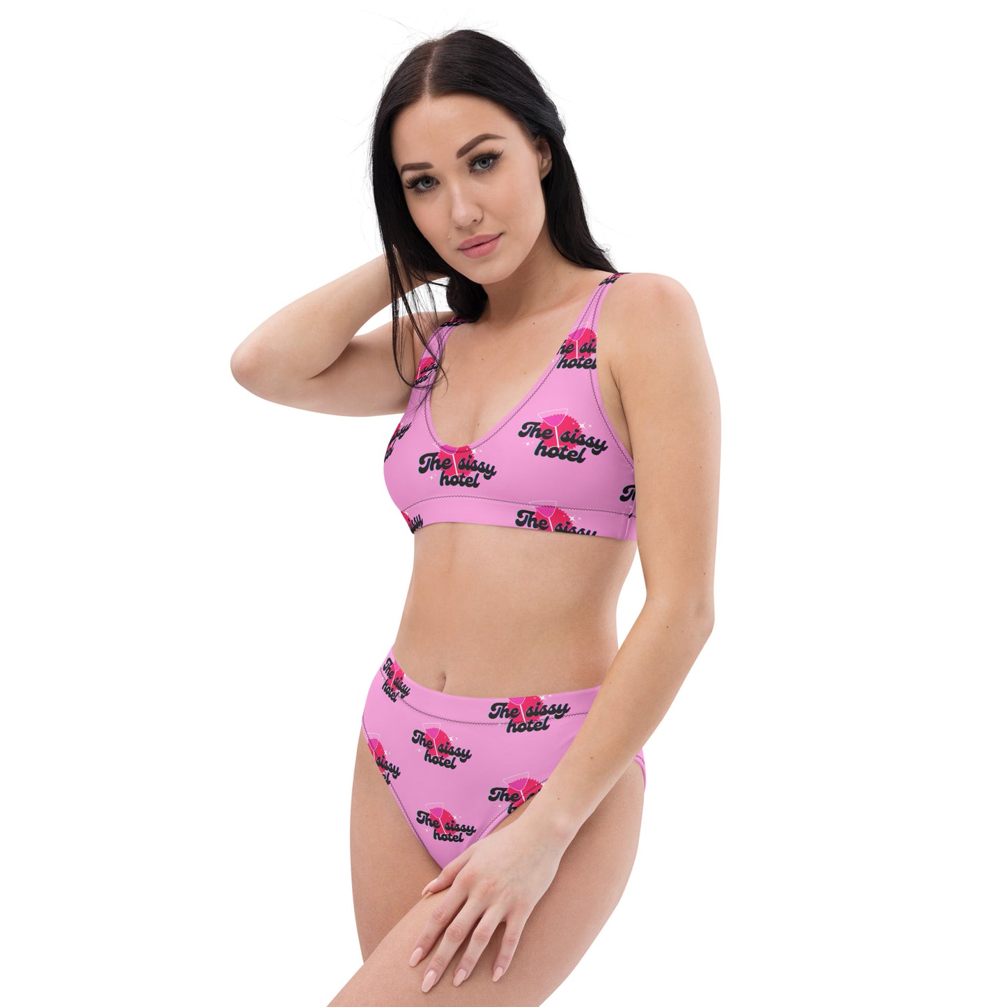 Sissy hotel high-waisted bikini