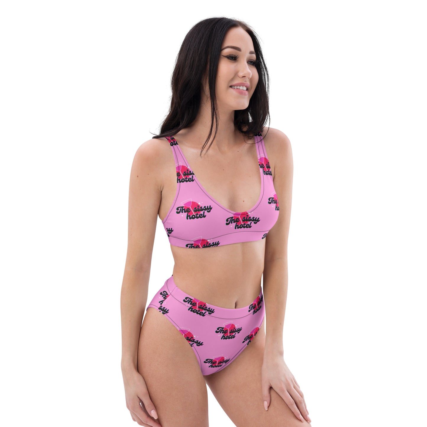 Sissy hotel high-waisted bikini