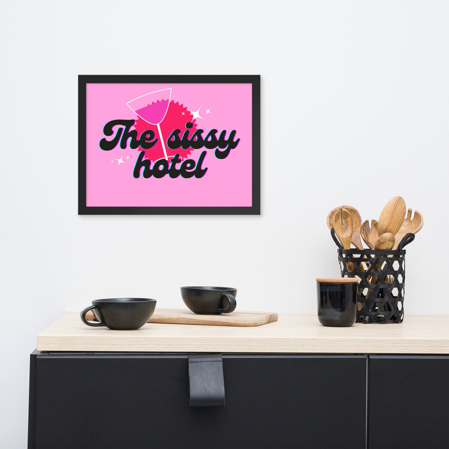 Sissy hotel Framed poster