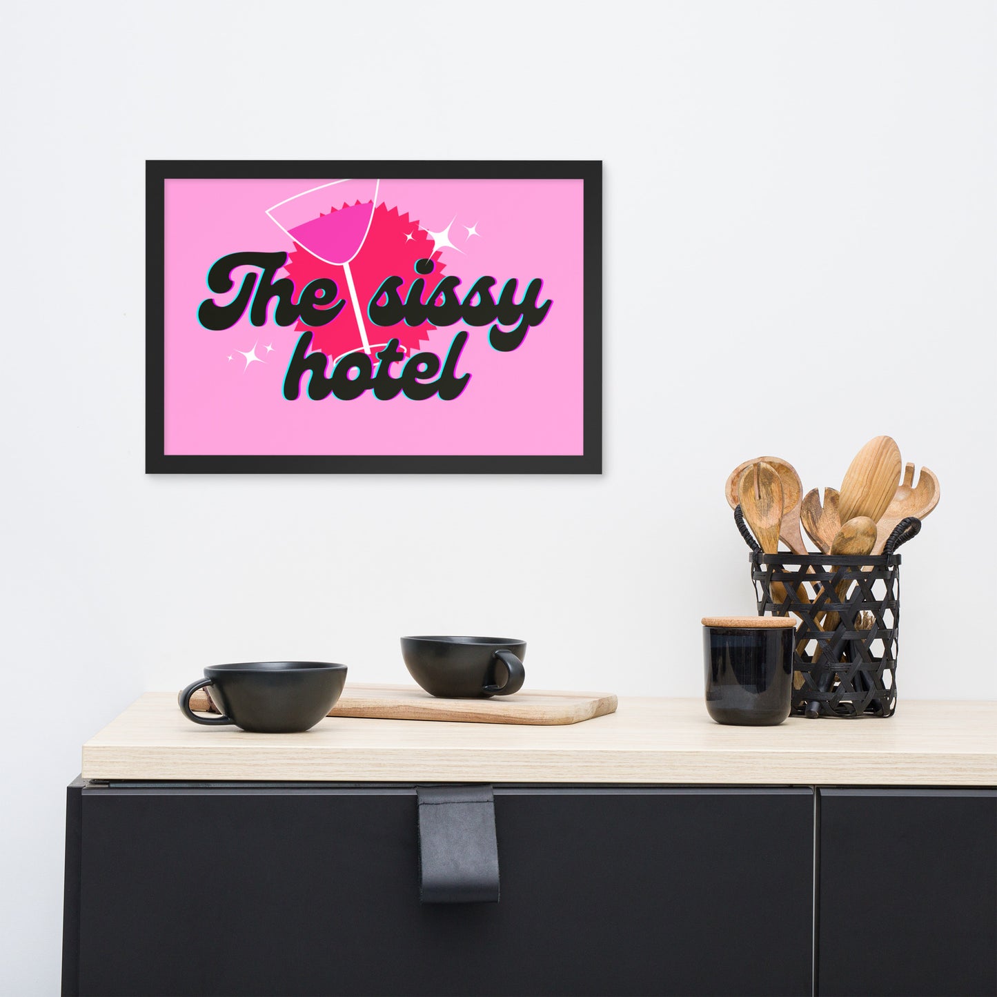 Sissy hotel Framed poster