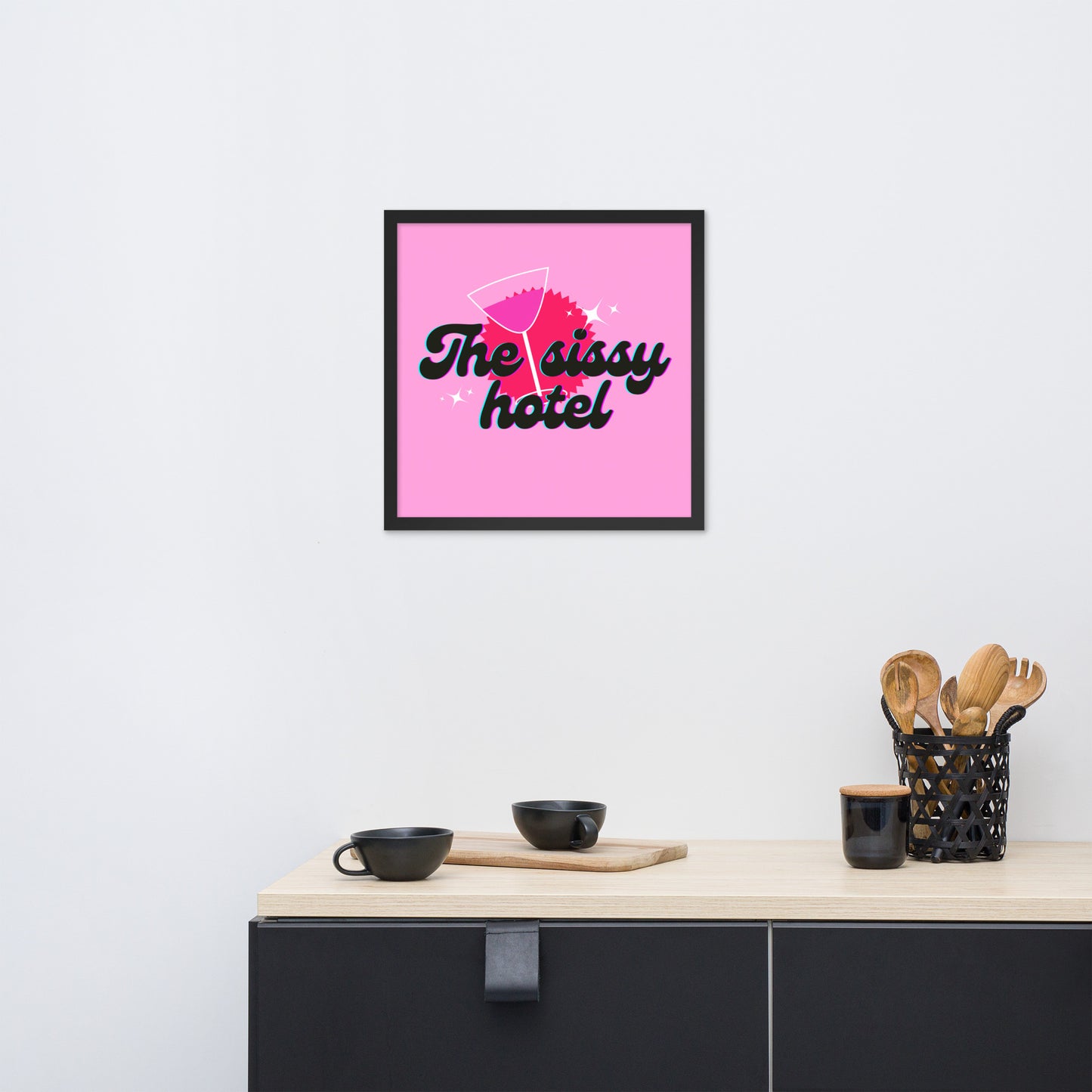 Sissy hotel Framed poster