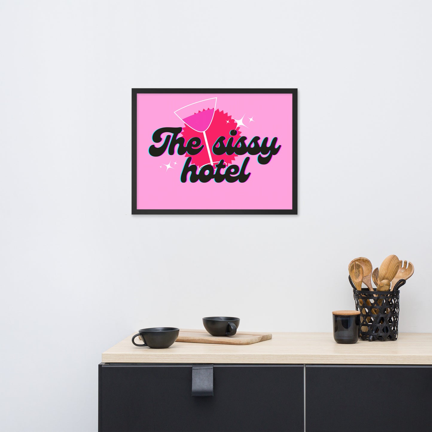 Sissy hotel Framed poster