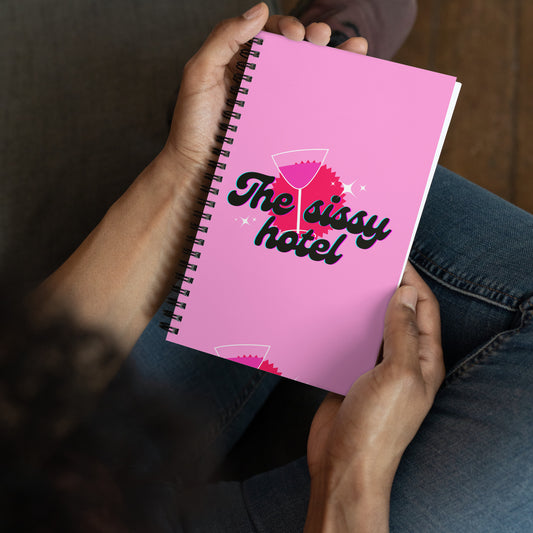 Spiral sissy hotel notebook