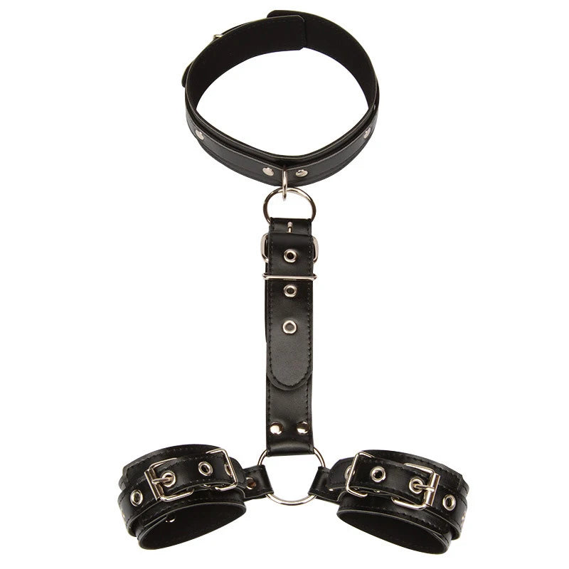 Sexy Handcuffs Collar Adult Games Fetish Flirting Bdsm Sex Bondage Rope Slave Sex Toys For Woman Couples Gay Erotic Accessories
