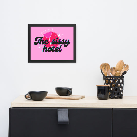 Sissy hotel Framed poster