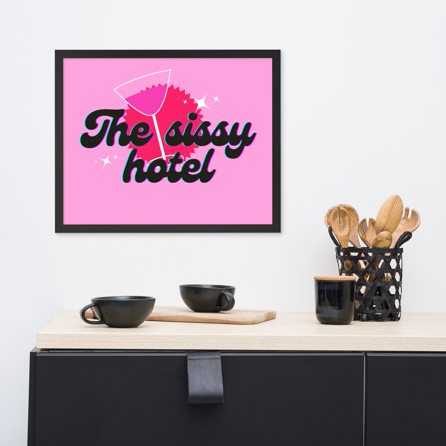 Sissy hotel Framed poster